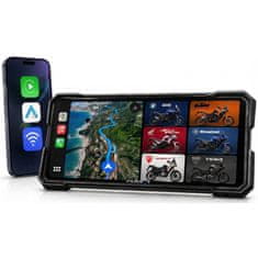 Farrot Moto Navigacija 8.1" Android Auto CarPlay GPS Vodootporna IPX7 Bluetooth TPMS WiFi Kompatibilna s BMW KTM Honda Yamaha Ducati Triumph
