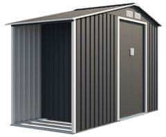 Rojaplast Luke A vrtna kućica, 195×278×127 cm, siva