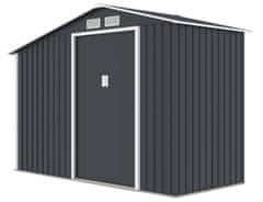 Rojaplast Luke A vrtna kućica, 195×278×127 cm, siva