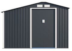 Rojaplast Luke A vrtna kućica, 195×278×127 cm, siva