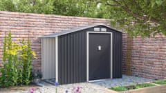 Rojaplast Luke A vrtna kućica, 195×278×127 cm, siva