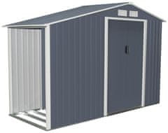 Rojaplast Luke A vrtna kućica, 195×278×127 cm, siva