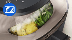 Philips NA547/07 friteza na vrući zrak s parom, 7,2 L, 2000 W, crna