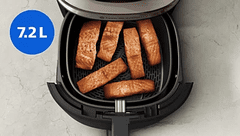 Philips NA547/07 friteza na vrući zrak s parom, 7,2 L, 2000 W, crna