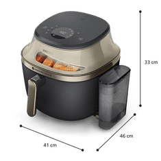 Philips NA547/07 friteza na vrući zrak s parom, 7,2 L, 2000 W, crna
