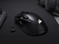 Corsair Ironclaw Wireless SE Gaming miš, optički, RGB, 26000DPI, crni (CH-9317110-WW)