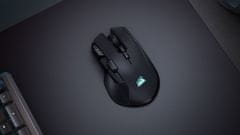 Corsair Ironclaw Wireless SE Gaming miš, optički, RGB, 26000DPI, crni (CH-9317110-WW)