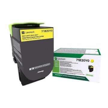 Lexmark 71B20Y0 LC žuti, originalni toner