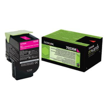 Lexmark 702XM (70C2XM0) magenta, originalni toner