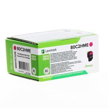 Lexmark 80C2HME HC magenta, originalni toner