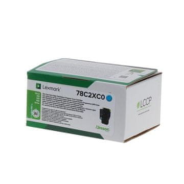 Lexmark 78C2XC0 Extra HC plavi, originalni toner