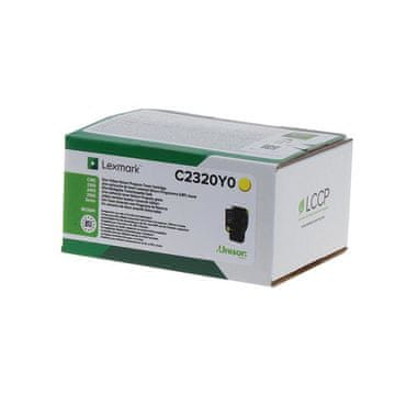 Lexmark C2320Y0 žuti, originalni toner