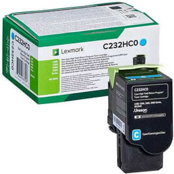 Lexmark C232HC0 HC plavi, originalni toner
