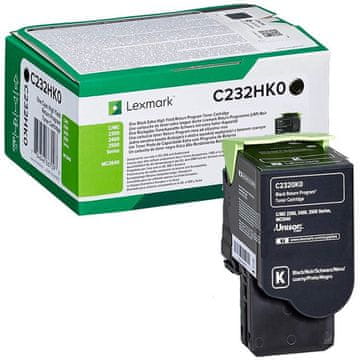 Lexmark C232HK0 HC crni, originalni toner
