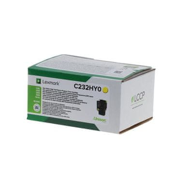 Lexmark C232HY0 HC žuti, originalni toner