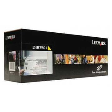 Lexmark 24B7501 žuti, originalni toner