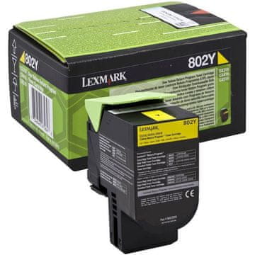 Lexmark 80C20Y0 žuti, originalni toner