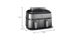 Philips NA555/00 friteza na vrući zrak, 9 L, 2750 W, srebrna