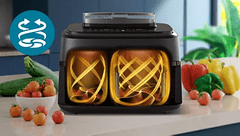 Philips NA555/00 friteza na vrući zrak, 9 L, 2750 W, srebrna