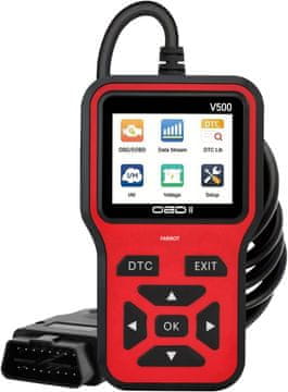 Farrot OBD2 dijagnostički skener, tester za greške motora i brisanje DTC-a