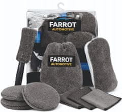 Farrot Set za pranje automobila: spužva, četka, krpa od mikrovlakana, 9 komada.
