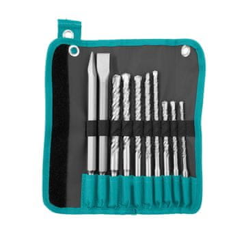 Total One-Stop Tools 10-dijelni set udarnih svrdala i dlijeta SDS plus (TACSD19101)