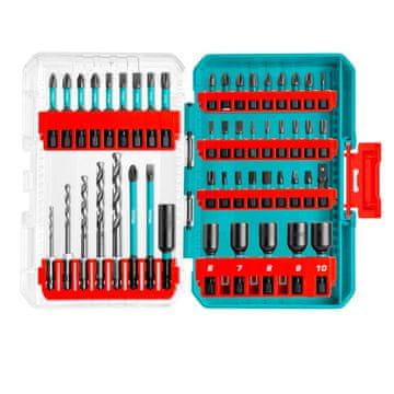 Total One-Stop Tools 49-dijelni set udarnih vijčanih nastavaka / INDUSTRIAL (TACSDL24906)