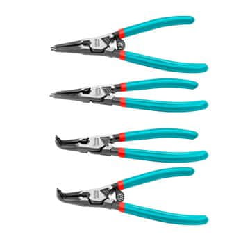 Total One-Stop Tools 4-dijelni set koničaste ukrivljene kliješta 180mm (THTJ214042)