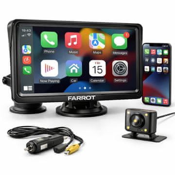 X5300 auto zaslon 7” CarPlay Android Auto | kamera | Dual Bluetooth | WiFi GPS | za automobil