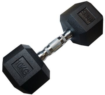 Kubisport Jedan -odlud hex hex bučica od 10 kg gumirana