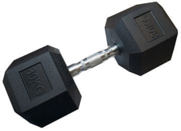 Kubisport Jedan -odlud hex hex bučica od 30 kg gumirana