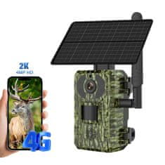 Secutek 4G 2K lovačka kamera H10 sa solarnim panelom