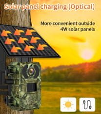 Secutek 4G 2K lovačka kamera H10 sa solarnim panelom