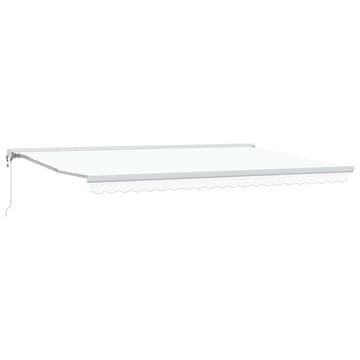 Vidaxl Nadstrešnica Bijelo 500 x 300 x 165 cm Poliester i aluminij