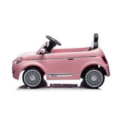 PRINCE TOYS Fiat auto na akumulator, do 25 kg, ružičasti
