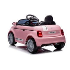 PRINCE TOYS Fiat auto na akumulator, do 25 kg, ružičasti
