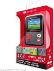 My Arcade Gamer Mini Classic ručna igraća konzola, 160 igara, crvena