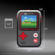 My Arcade Gamer Mini Classic ručna igraća konzola, 160 igara, crvena