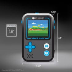 My Arcade Gamer Mini Classic ručna igraća konzola, 160 igara, plava