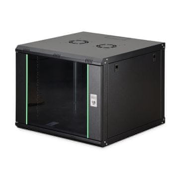 Digitus zidni ormar 9U 505 600x600 crni sastavljen DN-19 09U-6/6-EC-SW