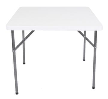 Rojaplast Sklopivi HDPE čelični stol za vanjsku i unutarnju upotrebu 86x86 cm
