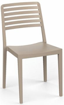Rojaplast Fotelja ROW - taupe, otporna na UV, reciklirani materijal, do 150 kg