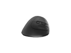Ewent bežični ergonomski vertikalni miš, 2400 dpi, crni, USB