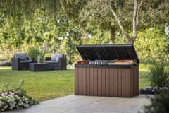 KETER Velika plastična kutija za pohranu DARWIN 570 L, smeđa, EVOTECH materijal