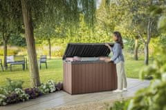 KETER Veliki vanjski plastični spremnik 662L - smeđi KETER DARWIN