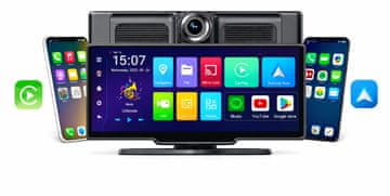 Farrot 10.26" Auto Zaslon CarPlay Android Auto + Prednja i Stražnja Kamera | GPS | WiFi | Bluetooth