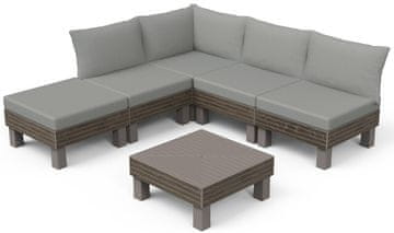 KETER ELEMENTS SIGNATURE Set Vrtni Plastični - Orasi i Zeleni Jastuci