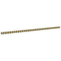 Vidaxl Nadstrešnica Zelena i žuta 580 x 20 cm Platno