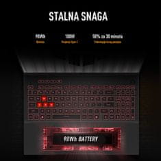 ASUS TUF Gaming F16 FA608UM-RV005 prijenosno računalo, Ryzen 7 260, 32 GB, SSD 1 TB, RTX5060, FreeDOS (90NR0KV1-M002H0)