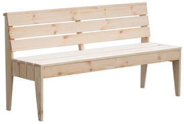 Rojaplast POOL Drvena Klupa - Prirodni Bor, Ekološka s Dugim Vijekom Trajanja